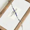 Pulsera Popular de Color Sencillo de Nicho Piedra Natural Pulsera Bohemia de Acero de Titanio de Alta Gama Pulsera de Perlas de Agua Dulce