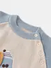 Nuevo Suéter de Punto para Niños Primavera 2026 para Niños y Niñas, Suéter con Jacquard de Elefante Estilo Otoño Top de Lana