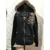 Sudadera con capucha y cremallera de manga larga con estampado de leopardo, parche de calavera, estilo Y2K, holgada, chaqueta retro, sudadera moderna