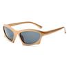 2025 Nuevas Gafas de Sol Geométricas Retro con Montura Grande Estilo Y2K para Disparos Callejeros Gafas de Sol de Moda para Niñas Hombres