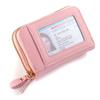 Bolsa para tarjetas ins monedero para mujer simple de alto nivel de gran capacidad bolsa para tarjetas para mujer doble cremallera organ bolsa para tarjetas al por mayor