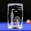 Trofeo de Cristal Luminoso Creativo Logo de Empresa Recuerdo de Aniversario Luz Nocturna LED Personalizada Adornos de Tallado Interior