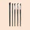 Popular Pincel para Cejas de Hoja Ultradelgada, Pincel Aegyo-Sal, Pincel de Maquillaje en Forma de Hoz, Pincel para Delineador Principiante, Pincel Delineador Biselado