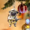 Decoração de Carro Plana de Acrílico para Novo Produto Transfronteiriço Pingente de Decoração para Casa Pingente de Mochila Chaveiro Criativo