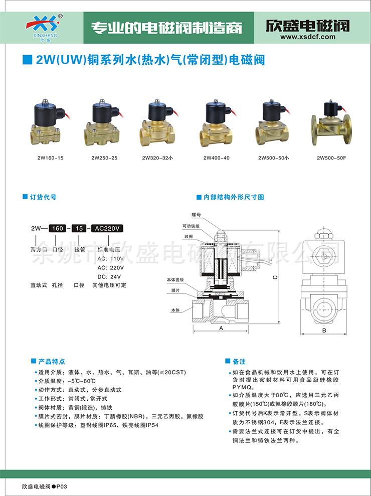 2W铜常闭