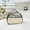 Bolsa de Cosméticos Transfronteriza Ins de Alta Gama Impermeable de PVC Gran Capacidad Bolso de Mano para Mujer Bolsa de Neceser de Viaje para Cosméticos