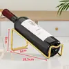 Novo Modelo 2024 Porta-Vinho, Peça Decorativa de Luxo Leve, Armário de Vinho Inclinado, Suporte de Mesa para Exibição, Suporte de Entrada para Exibição, Suporte de Armazenamento para Garrafas de Vinho