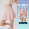 Falda Deportiva Corta para Mujer, Secado Rápido, Falda de Yoga Anti-Exposición, Falda Plisada para Fondo de Verano, Falda Ajustada para Bádminton Tenis