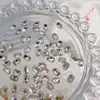 Rhinestones Blancos de Espalda Puntiaguda para Uñas, Deslumbrantes Rhinestones de Vidrio Blancos Transparentes Gruesos Cuadrados Irregulares con Forma de Corazón en Forma de Caramelo de Roca para Decoración de Uñas