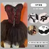 Coruja Noturna Cosplay Menina Coelho Sexy Traje de Coelho Role-Playing Diabinho Anjo Preto e Branco Boate Melhores Amigos Fotos