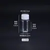 Botellas de Plástico Transparente de Grado Alimenticio 15 50 100 500ml Botellas Cápsula de Boca Ancha 30ml Botellas Pequeñas Cuadradas para Medicamentos
