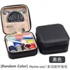 Bolsa de Almacenamiento Portátil para Costura, Kit de Herramientas para Manualidades y Tejido de Uso Doméstico, Caja de Costura de Viaje, Kit de Costura