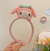 Super Bonito Dos Desenhos Animados Headband Mulheres Verão Yugui Dog Wash Face Headband Alta Cranial Top Antiderrapante Feminino Elegante Carimbo de Cabelo Headwear