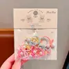 Diadema Pequeña de Perla Plateada con Lazo para Niños Estilo Nuevo Banda para el Cabello de Bebé Anillo para el Cabello de Niñas Que No Daña el Cabello