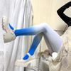 Medias de Seda con Alma Gradiente Estilo Japonés Medias de Seda Gradiente para Mujer Primavera y Otoño Sexy Negro Seda Pura para Mujer Delgadas Anti-enganches Seda