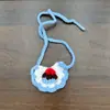 Ropa para Muñecas de 10 cm Ganchillo Hecho a Mano Oso Autocrítico Serie Kt Babero Babero para Saliva Accesorios para Muñecas de Algodón Ropa al por Mayor