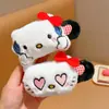 Nuevo lazo de gatito de peluche, linda horquilla con forma de corazón para niña, flequillo lateral, pinza de pico de pato, pinza para la cabeza en la parte posterior