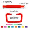 Suministro Listo de Tubo Telescópico Colorido DIY Plástico Fidget Sensorial Tubo Elástico Pop Tube