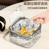 Caja de Almacenamiento para Accesorios del Cabello, Joyero Grande de Escritorio, Gomas para el Cabello de Estudiantes y Niños, Organizador Transparente a Prueba de Polvo para Tocador
