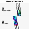 Cuchillo de recorte compuesto multicolor, broca de fresadora de aleación sólida para carpintería para recorte de tablero de densidad y tablero multicapa, recortadora y máquina de grabado