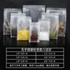 Bolsa Transparente con Sello de Ocho Lados tipo Stand-Up, Bolsa con Sello Esmerilado para Té Aromático Personalizado, Bolsa con Cierre Ziplock de Ocho Lados para Té, Bolsa con Sello Mate