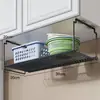 Estante de Almacenamiento para Cocina Colgante Debajo del Gabinete de Pared, Estante Multifuncional para Almacenamiento de Platos y Utensilios