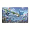 Tapete de Batalha de Cartas Pokémon Impressão de Alta Definição Borda de Bloqueio de Precisão Tapete de Cartas para Jogo de Mesa Fábrica de Origem