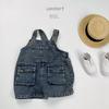 Ropa Infantil Estilo Coreano Pantalones de Tirantes para Niños Verano Nueva Llegada Casual Tooling Shorts Sling Jeans