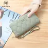 Nueva Cartera Larga para Mujer Rombo Billetera para Monedas Patrón de Alta Gama para Mujer Bolso de Mano con Cremallera de Gran Capacidad Venta al por Mayor