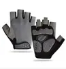 Luvas de Ciclismo Meio Dedo para Homens e Mulheres, Esportes ao Ar Livre, Montanhismo, Absorção de Choque, Silicone Antiderrapante, Malha Respirável, Proteção Solar, Luvas Finas