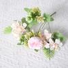Flores Artificiais 5 Flores Mistas Flores Falsas Estilo Coreano Flores para Segurar Flor de Hortênsia Casamento Casamento Flor Pequena