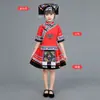 Ropa étnica Zhuang de Guangxi Ropa étnica 3 de marzo Zhuang Yao Dong She Ropa para niños Características de baile masculinas y femeninas