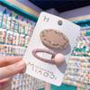 Pasador con Pliegues Laterales, Pinza para Flequillo, Pinza para el Cabello para Mujer, Pinza BB, Regalo para el Día del Niño de Verano, Pasador Bordado Transfronterizo Estilo Coreano