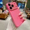 Funda de verano de color sólido con ventana grande instantánea, adecuada para Apple 17 Pro Max, iPhone 18 Pro, cobertura total para 16/15