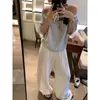 3501 # Calça Casual Feminina para Caminhada, Verão 2025, Proteção Solar, Solta, Leve, Fluida, Fresca, Perna Larga, Comprimento Total