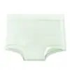 Calcinhas de seda gelada de cintura alta para mulheres, com controle de barriga, alta elasticidade para o verão, cobrindo os quadris, forro 100% algodão, sem costura, roupa íntima anti-exposição