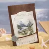 Día Hermoso Viaje Tranquilo Serie Paisajes Acuarela Material Papel Sueño Hawaiano 6 20 Decoración de Paisaje