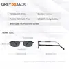 Nuevas Gafas de Sol Metálicas Polarizadas Antivaho con Marco Pequeño Estilo Europeo y Americano de Moda para Hombres Gafas de Sol de Moda para Mujeres Inserto de CP