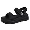 Sandalias de Suela Gruesa para Mujeres Embarazadas para Usar de Suela Blanda Antideslizante 2025 Verano Nuevo Estilo con Faldas Sandalias Romanas de Playa a la Moda