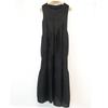 Vestido plissado Vestido floral Primavera e Verão Novo de alta qualidade Solto plus size Emagrecedor Miyake Gola redonda Vestido plissado Vestido