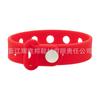 Pulsera de silicona con agujeros DIY transfronteriza, pulsera deportiva, pulsera de fiesta personalizada, pulsera fluorescente ajustable