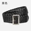 Cinturón tejido de moda coreana para mujer, accesorio de moda Joker para vestido, cinturón para mujer sin perforaciones, ventas directas de fábrica