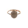 Yuhong 2024 Nuevo Estilo Tushan Ziyuan Anillo de Agua Morado y Transparente para Mujer Nicho de Lujo Accesible Diseño de Alta Gama Exquisito y Versátil
