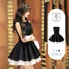 Vestido Curto Preto para Festa de Aniversário Feminino Verão Cintura Marcada Emagrecedor Elegante de Alta Qualidade Sem Mangas Modelo Regata