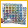 Etiqueta holográfica láser 3D antifalsificación, pegatina transparente para botella, pegatina de color, pegatina de dibujos animados, pegatina de sellado