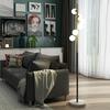 Lámpara de pie posmoderna con bola de cristal personalizada, diseño creativo, estilo nórdico, para sala de estar, dormitorio, habitación de invitados, mesita de noche, suministro directo de fábrica