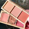 PIPL Blush Maquiagem Nua Natural Matte Chá de Leite Laranja Duradouro Rouge Paridade Estudante Tricolor Blush Plate