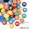 Nueva serie linda de dulces y chocolates M&Ms pegamento de crema hecho a mano accesorio DIY para decoración de escenas de juego imaginario