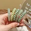 Diadema para el pelo tipo cable de teléfono de alta gama para mujer, nuevo modelo 2026, alta elasticidad, duradera, banda de goma para el pelo, accesorio para el pelo