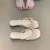 Sandalias de una sola tira con lazo francés estilo hada suave y falda, Novedad Verano 2026, Elegantes, de Temperamento, Absolutamente Hermosas, para Usar Diariamente